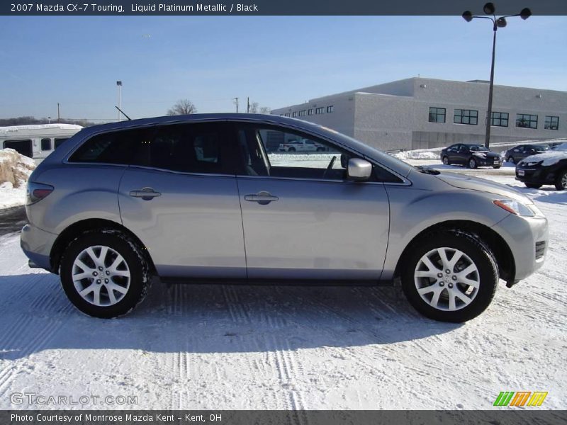 Liquid Platinum Metallic / Black 2007 Mazda CX-7 Touring