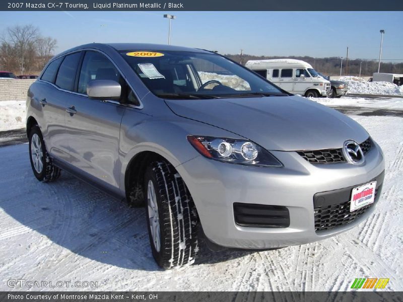 Liquid Platinum Metallic / Black 2007 Mazda CX-7 Touring