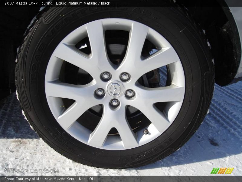 Liquid Platinum Metallic / Black 2007 Mazda CX-7 Touring