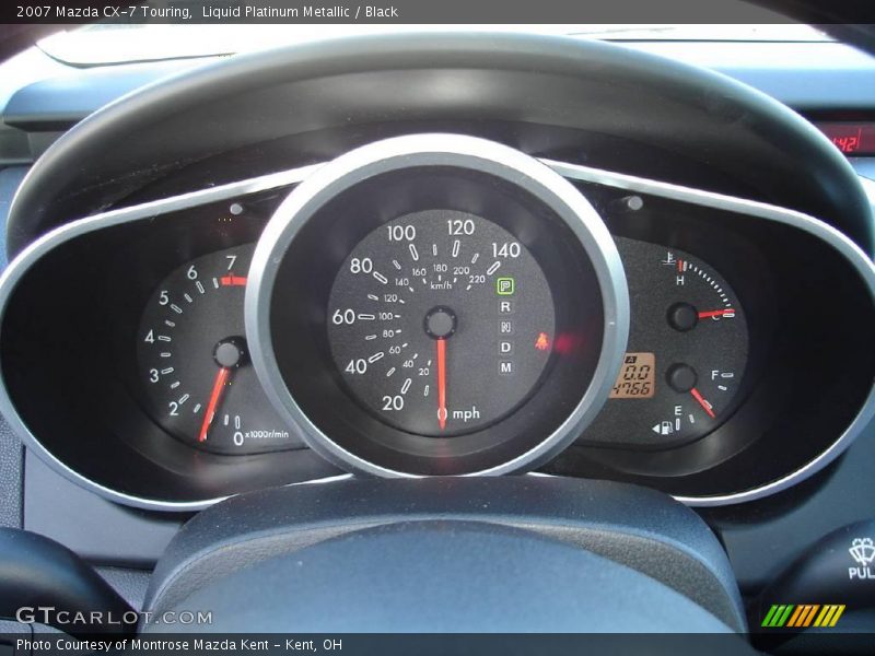 Liquid Platinum Metallic / Black 2007 Mazda CX-7 Touring