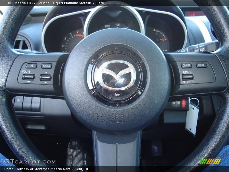 Liquid Platinum Metallic / Black 2007 Mazda CX-7 Touring