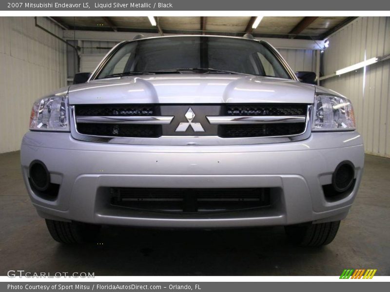 Liquid Silver Metallic / Black 2007 Mitsubishi Endeavor LS