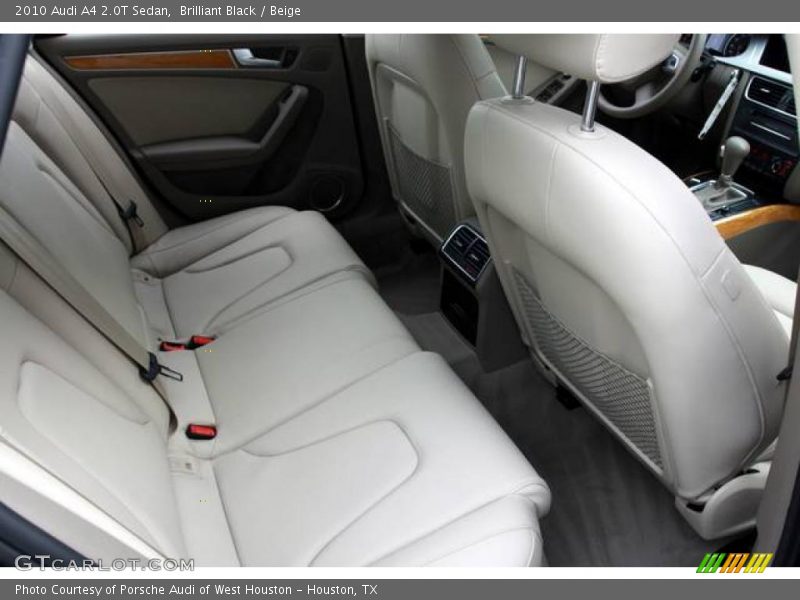 Brilliant Black / Beige 2010 Audi A4 2.0T Sedan