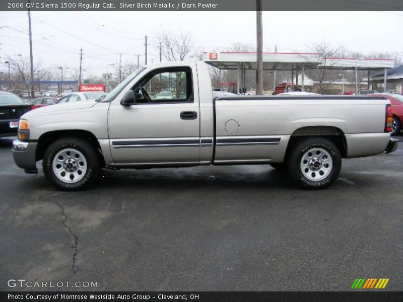Silver Birch Metallic / Dark Pewter 2006 GMC Sierra 1500 Regular Cab