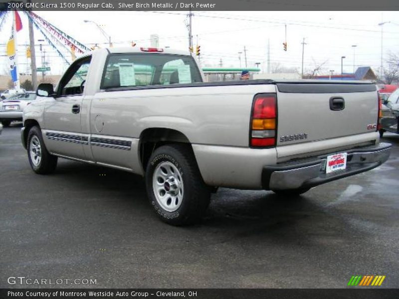 Silver Birch Metallic / Dark Pewter 2006 GMC Sierra 1500 Regular Cab