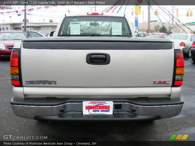 Silver Birch Metallic / Dark Pewter 2006 GMC Sierra 1500 Regular Cab
