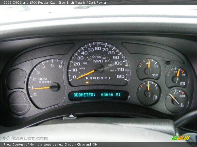 Silver Birch Metallic / Dark Pewter 2006 GMC Sierra 1500 Regular Cab