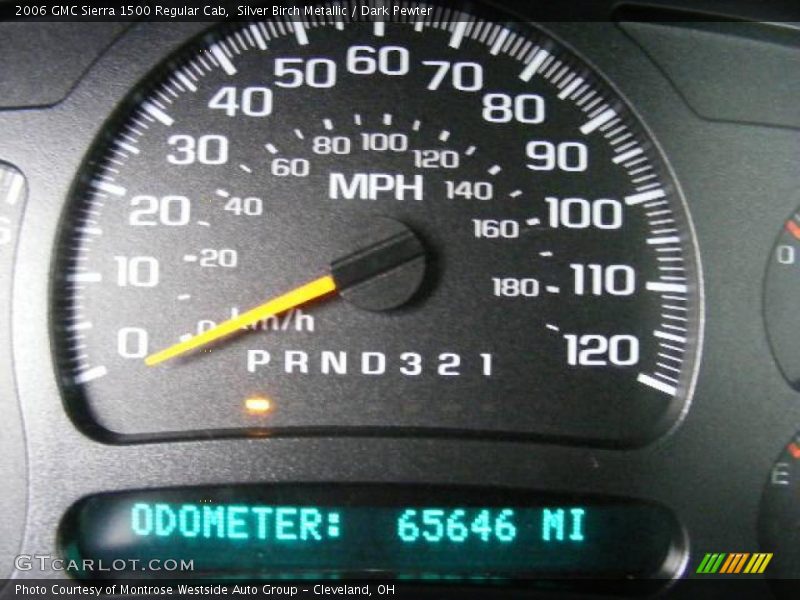 Silver Birch Metallic / Dark Pewter 2006 GMC Sierra 1500 Regular Cab