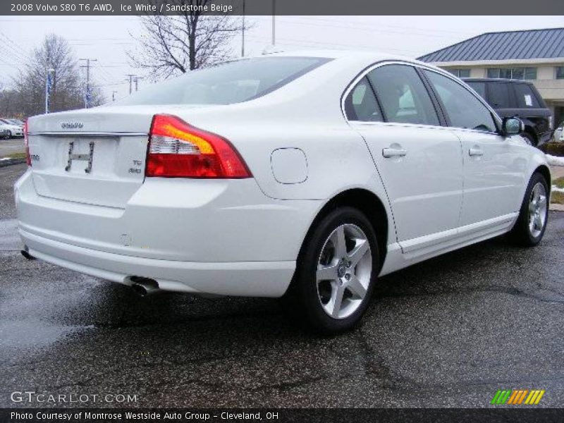 Ice White / Sandstone Beige 2008 Volvo S80 T6 AWD