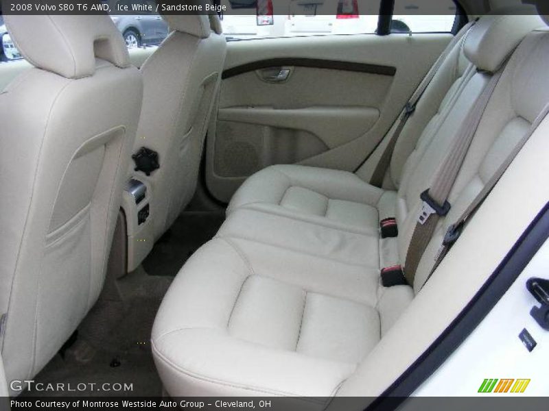 Ice White / Sandstone Beige 2008 Volvo S80 T6 AWD