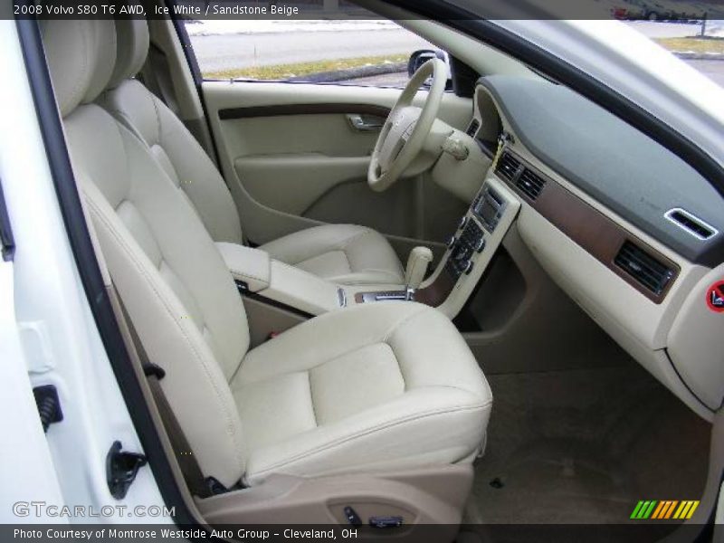Ice White / Sandstone Beige 2008 Volvo S80 T6 AWD