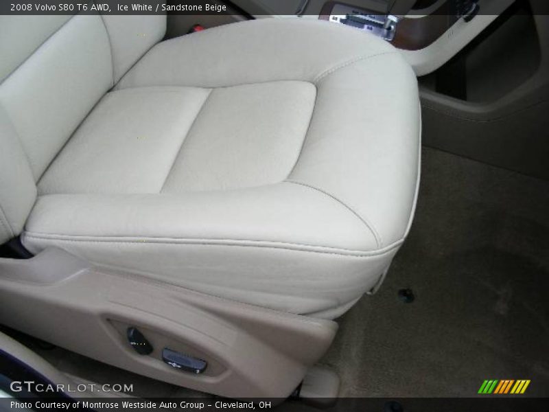 Ice White / Sandstone Beige 2008 Volvo S80 T6 AWD