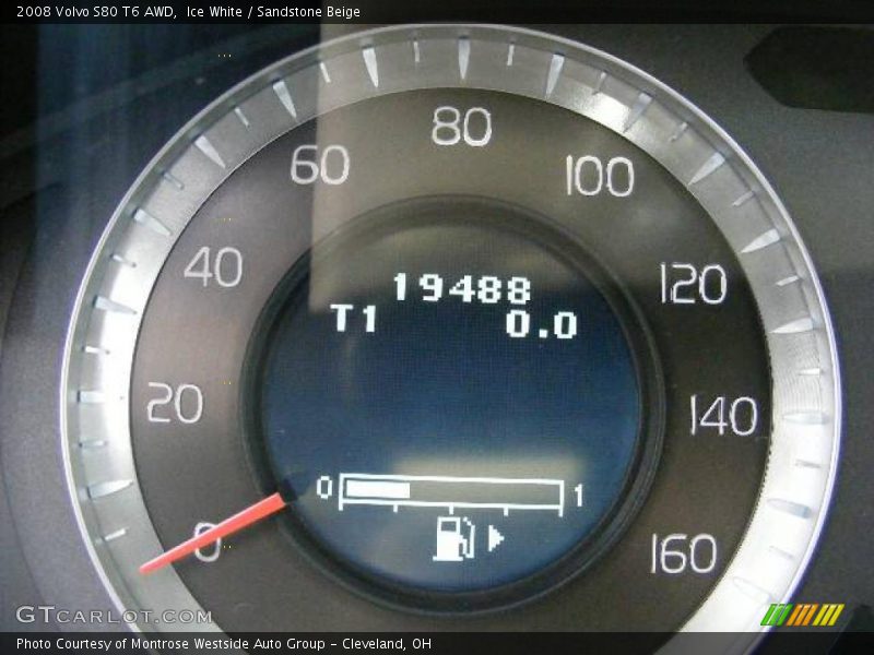 Ice White / Sandstone Beige 2008 Volvo S80 T6 AWD
