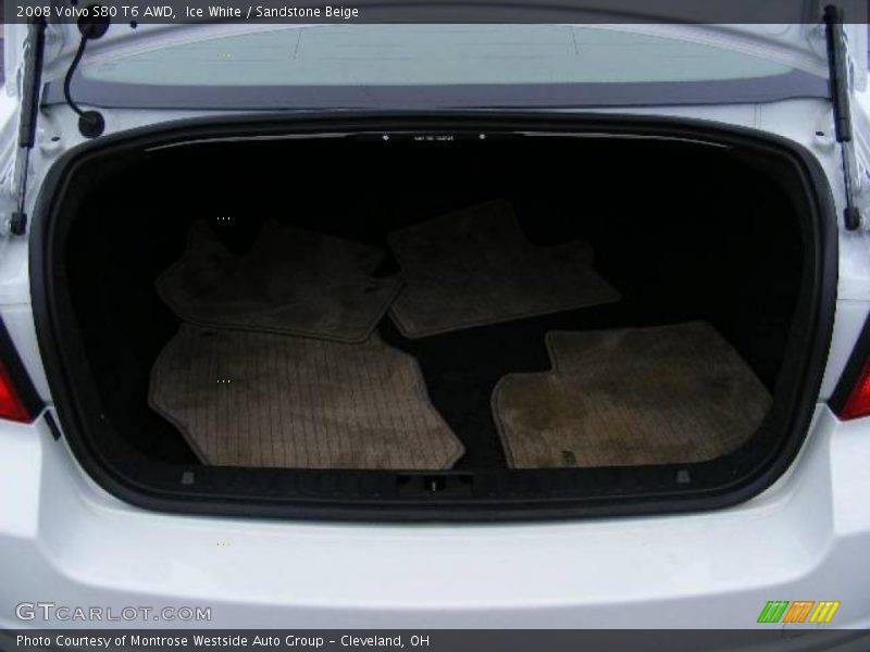 Ice White / Sandstone Beige 2008 Volvo S80 T6 AWD