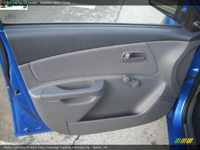 Sapphire Blue / Gray 2009 Kia Rio LX Sedan