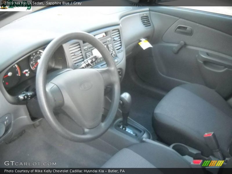 Sapphire Blue / Gray 2009 Kia Rio LX Sedan