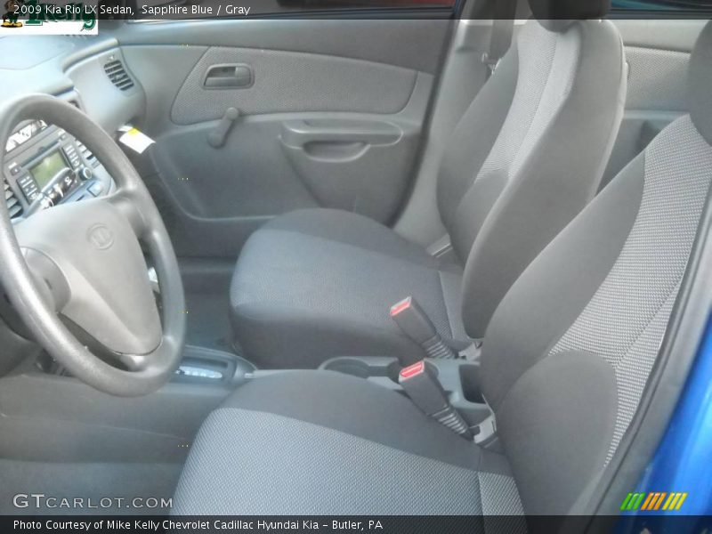 Sapphire Blue / Gray 2009 Kia Rio LX Sedan
