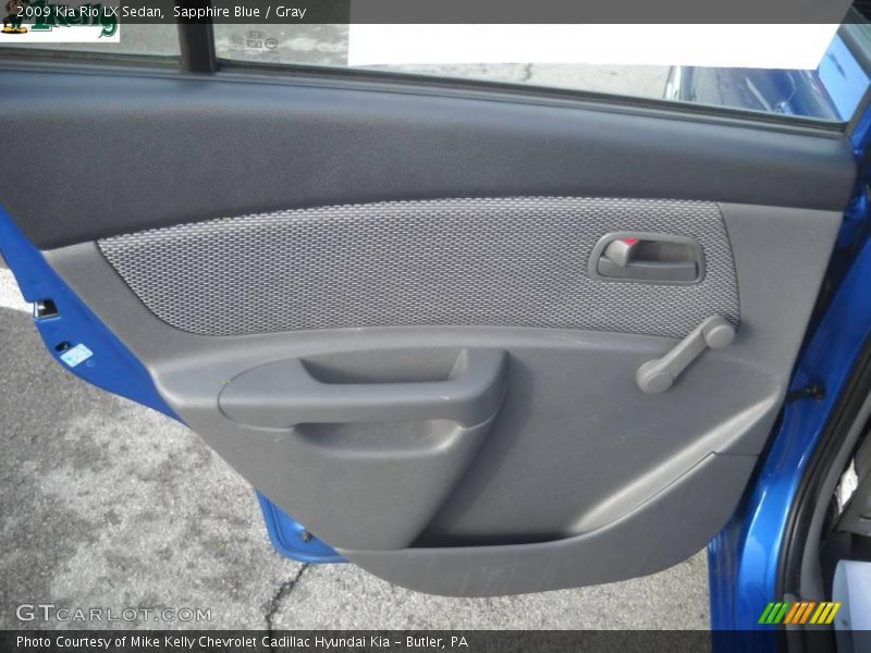 Sapphire Blue / Gray 2009 Kia Rio LX Sedan