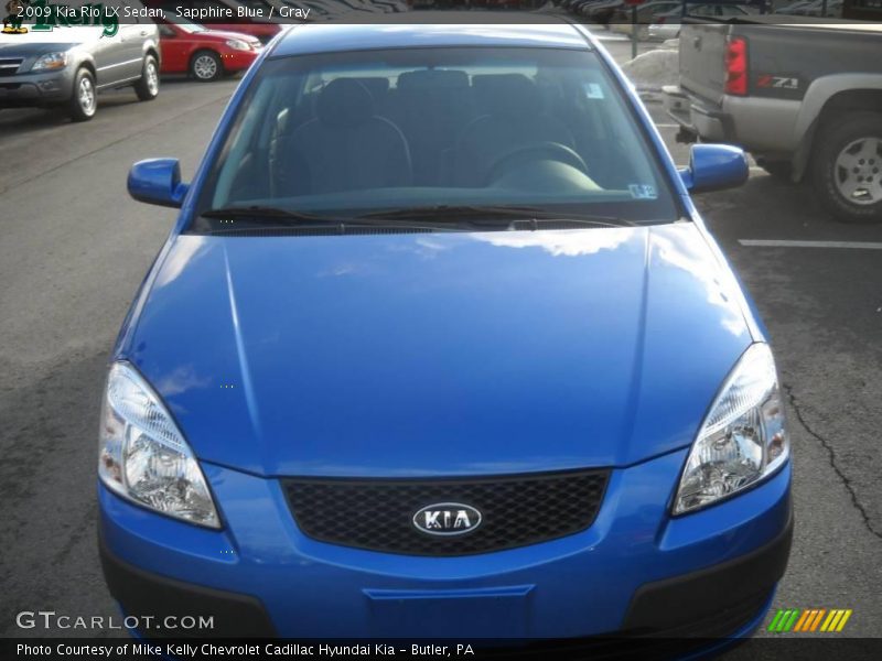 Sapphire Blue / Gray 2009 Kia Rio LX Sedan