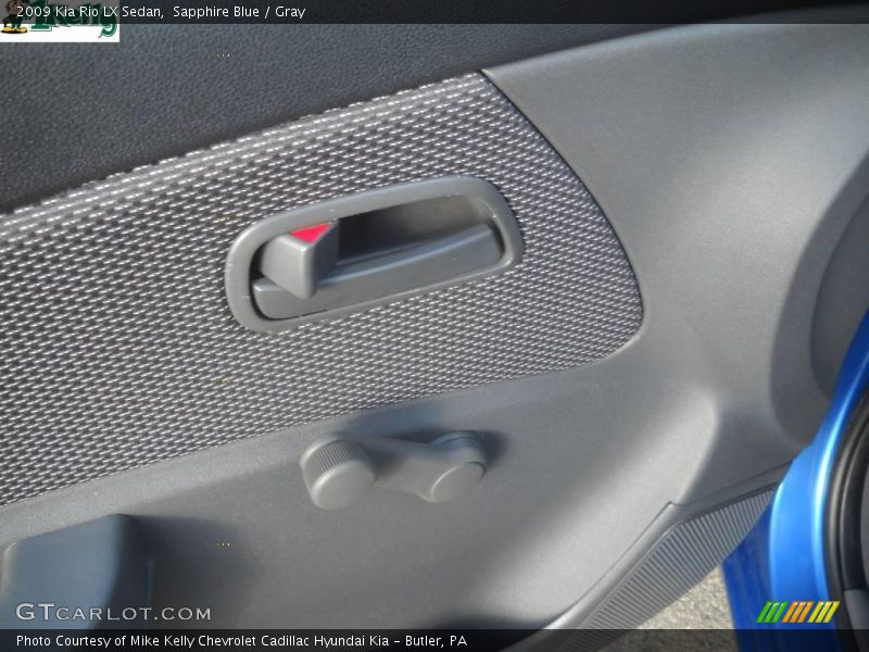 Sapphire Blue / Gray 2009 Kia Rio LX Sedan