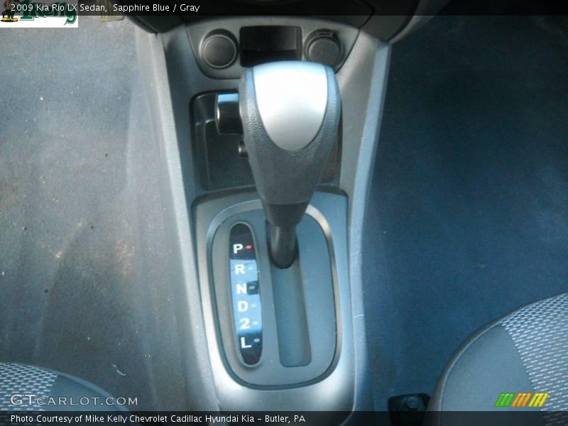 Sapphire Blue / Gray 2009 Kia Rio LX Sedan