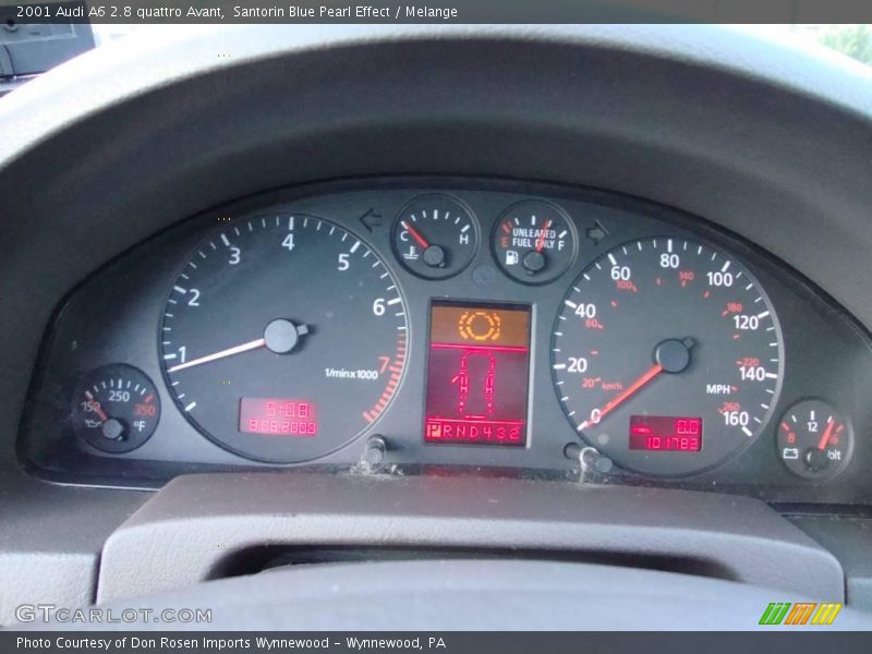 Santorin Blue Pearl Effect / Melange 2001 Audi A6 2.8 quattro Avant