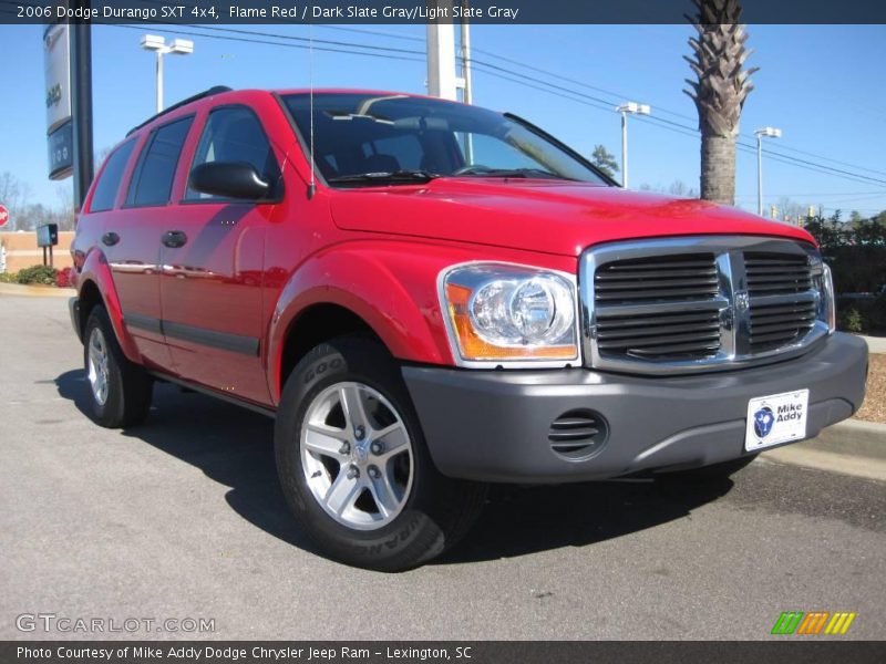 Flame Red / Dark Slate Gray/Light Slate Gray 2006 Dodge Durango SXT 4x4