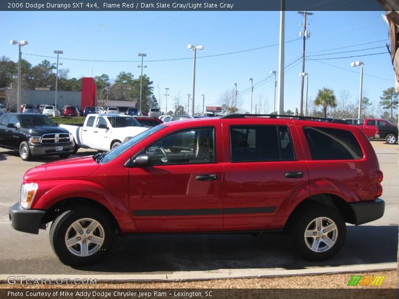 Flame Red / Dark Slate Gray/Light Slate Gray 2006 Dodge Durango SXT 4x4