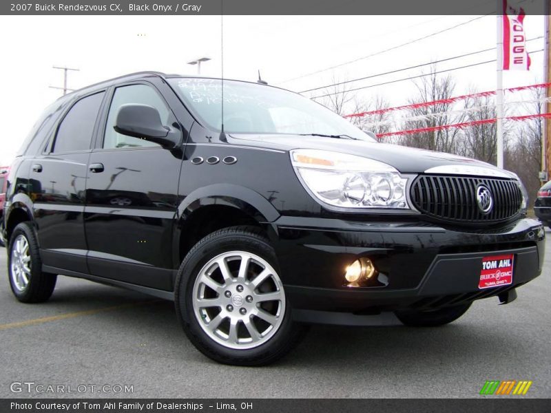 Black Onyx / Gray 2007 Buick Rendezvous CX