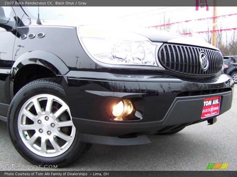 Black Onyx / Gray 2007 Buick Rendezvous CX