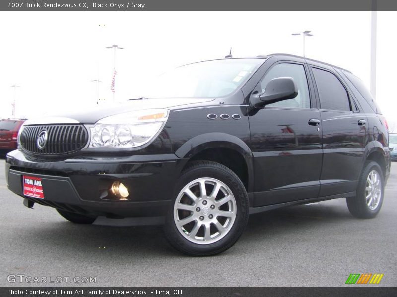 Black Onyx / Gray 2007 Buick Rendezvous CX