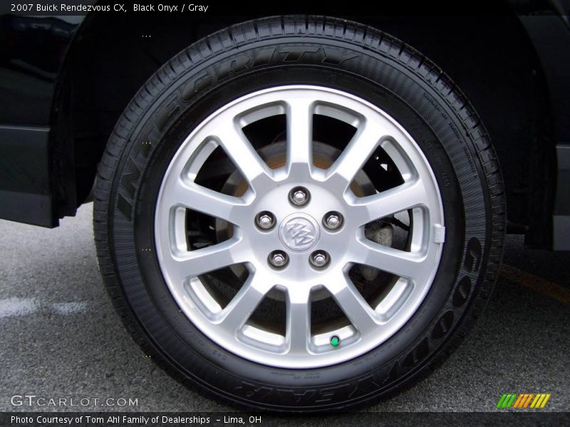 Black Onyx / Gray 2007 Buick Rendezvous CX