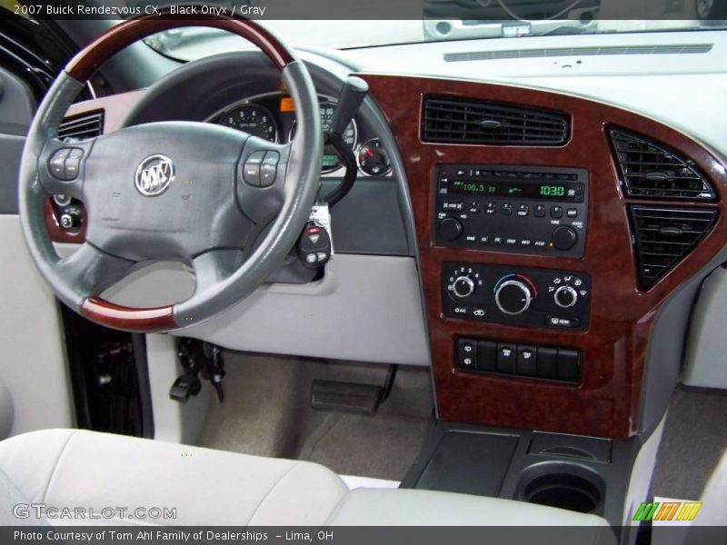 Black Onyx / Gray 2007 Buick Rendezvous CX