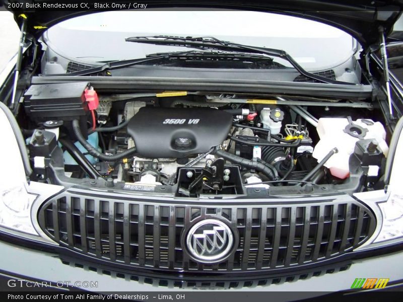 Black Onyx / Gray 2007 Buick Rendezvous CX