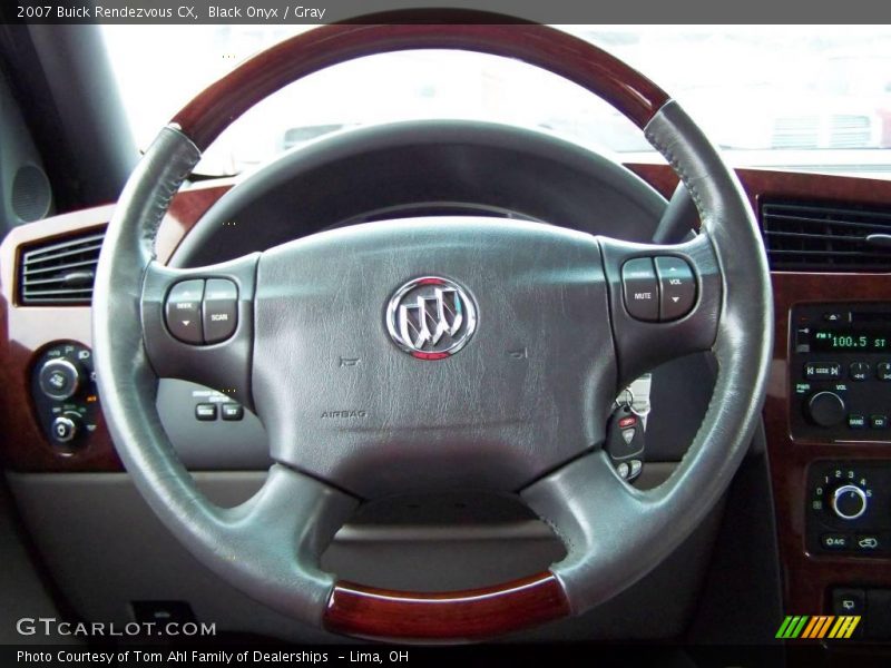 Black Onyx / Gray 2007 Buick Rendezvous CX