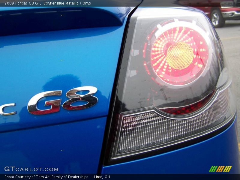 Stryker Blue Metallic / Onyx 2009 Pontiac G8 GT