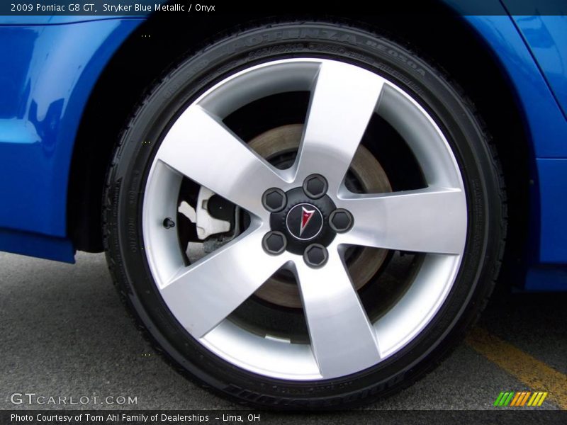 Stryker Blue Metallic / Onyx 2009 Pontiac G8 GT