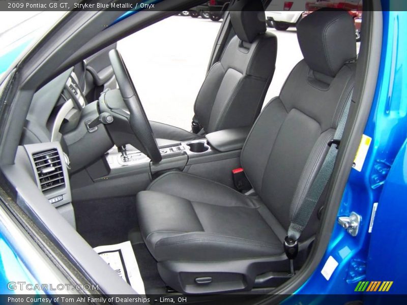 Stryker Blue Metallic / Onyx 2009 Pontiac G8 GT