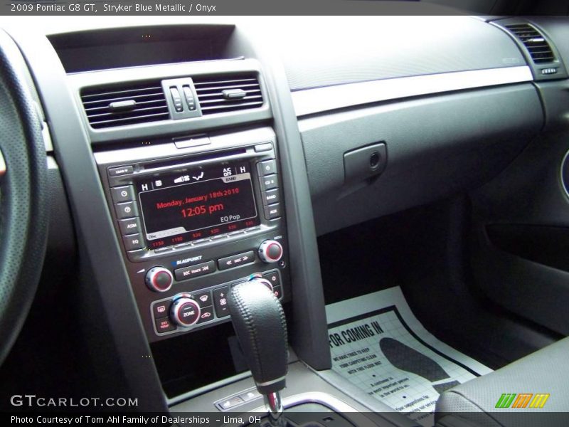 Stryker Blue Metallic / Onyx 2009 Pontiac G8 GT