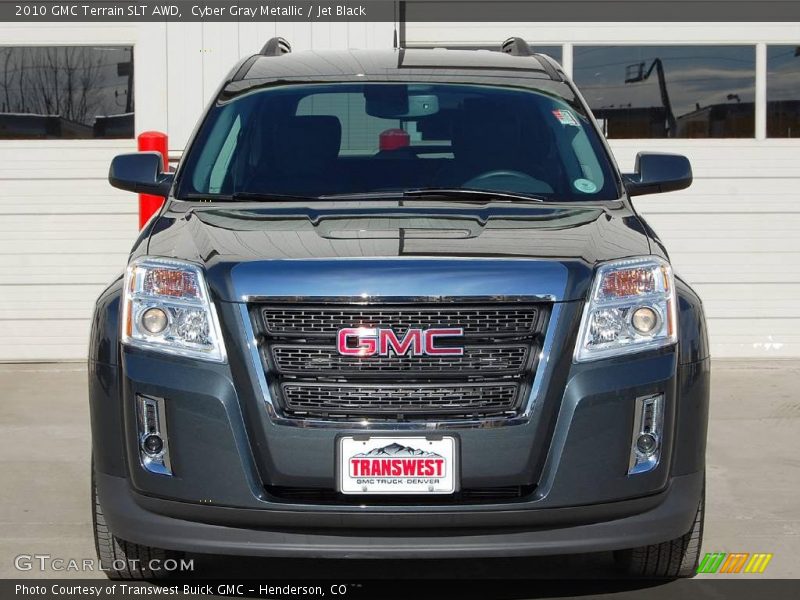 Cyber Gray Metallic / Jet Black 2010 GMC Terrain SLT AWD