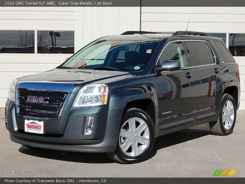 Cyber Gray Metallic / Jet Black 2010 GMC Terrain SLT AWD