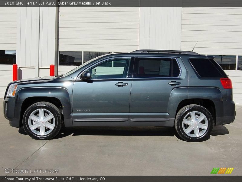 Cyber Gray Metallic / Jet Black 2010 GMC Terrain SLT AWD