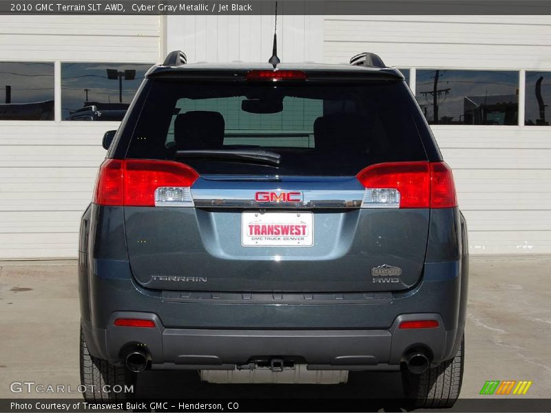 Cyber Gray Metallic / Jet Black 2010 GMC Terrain SLT AWD