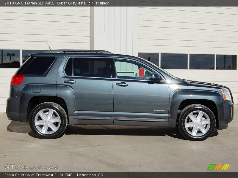 Cyber Gray Metallic / Jet Black 2010 GMC Terrain SLT AWD