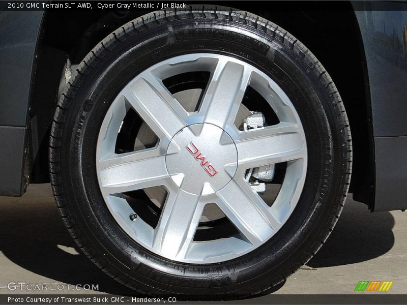Cyber Gray Metallic / Jet Black 2010 GMC Terrain SLT AWD