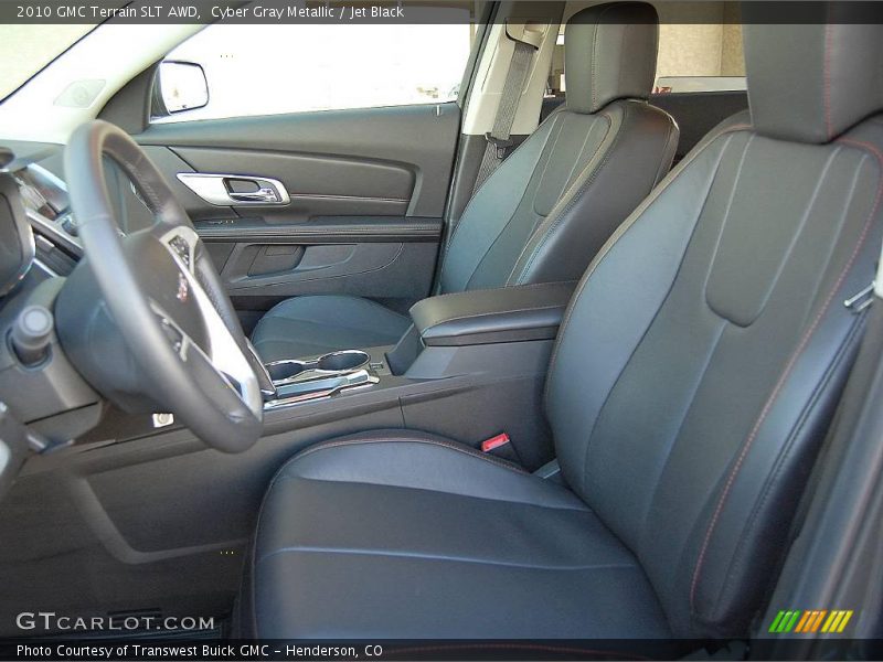 Cyber Gray Metallic / Jet Black 2010 GMC Terrain SLT AWD