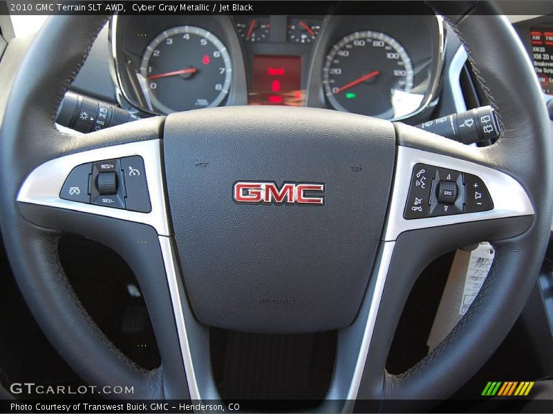 Cyber Gray Metallic / Jet Black 2010 GMC Terrain SLT AWD