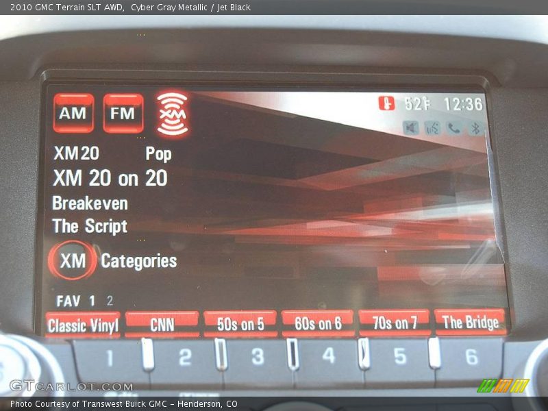 Cyber Gray Metallic / Jet Black 2010 GMC Terrain SLT AWD