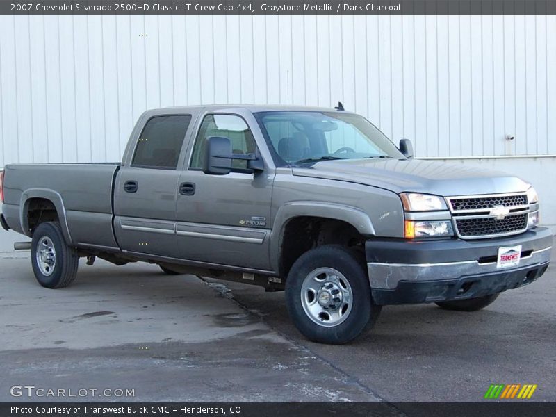 Graystone Metallic / Dark Charcoal 2007 Chevrolet Silverado 2500HD Classic LT Crew Cab 4x4