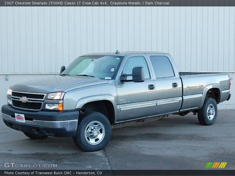 Graystone Metallic / Dark Charcoal 2007 Chevrolet Silverado 2500HD Classic LT Crew Cab 4x4